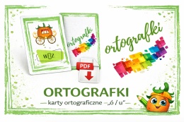 Karty ortograficzne – „ó / u” z opisem ćwiczeń .pdf
